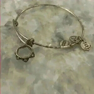 Alex and Ani silver bracelet with the crown